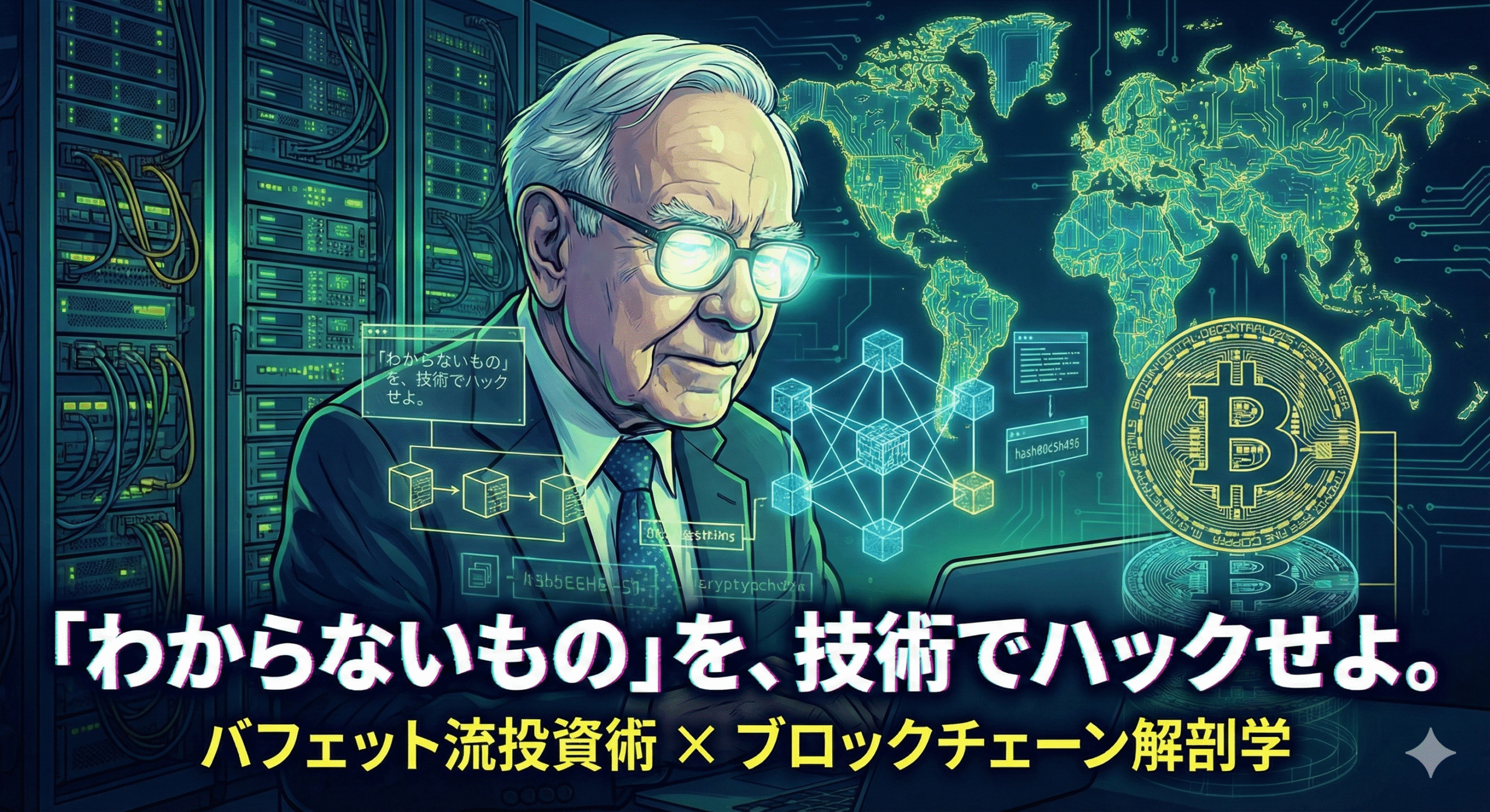 【技術解剖】バフェット流「わからないものには投資しない」をエンジニア視点でハックする。ビットコイン＝レガシーな分散DB説を検証
