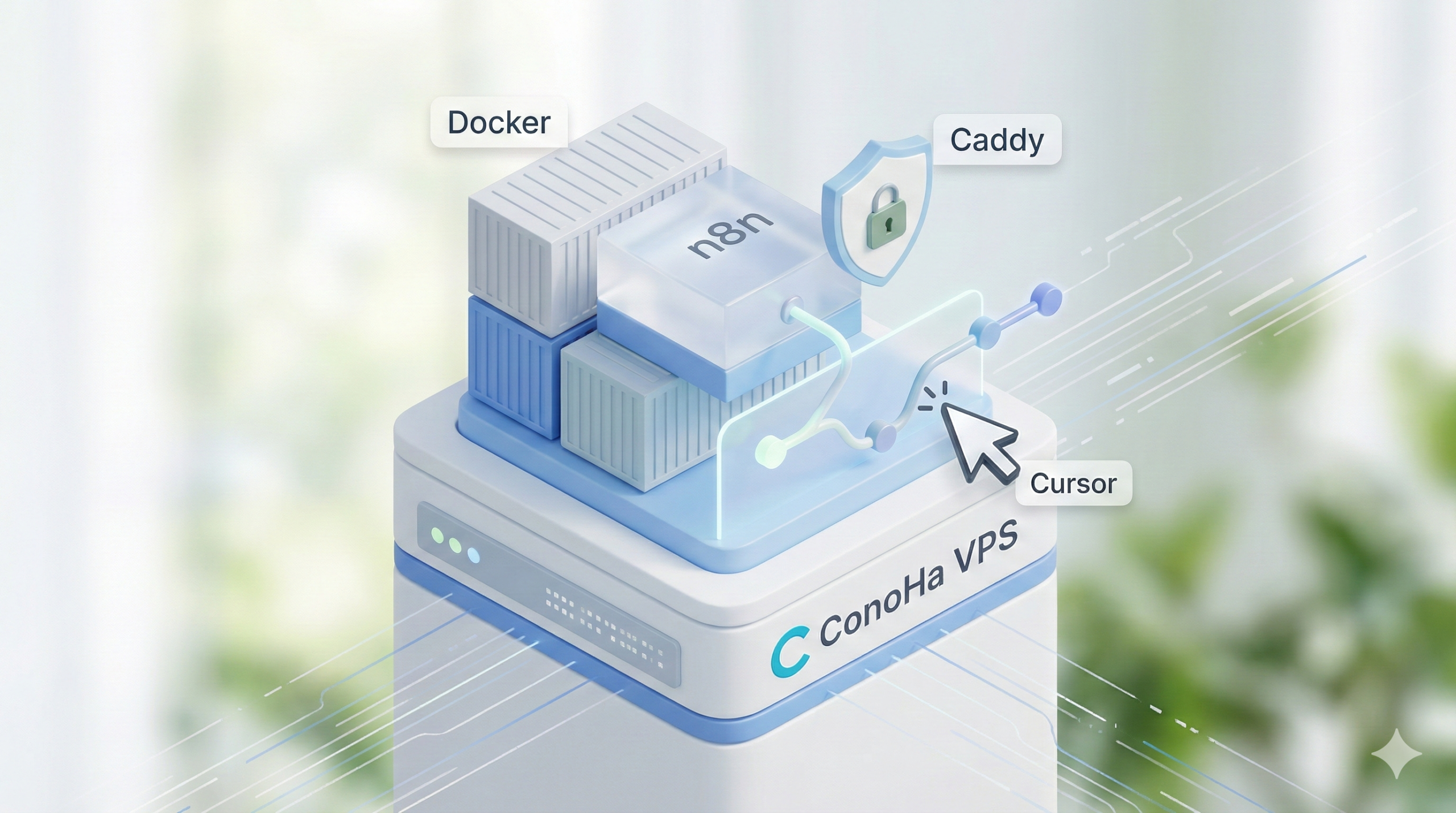 【保存版】コピペで終わる！ConoHa VPSに最強のAI自動化ツール『n8n』を構築する全手順（Docker × Caddy × Cursor連携）