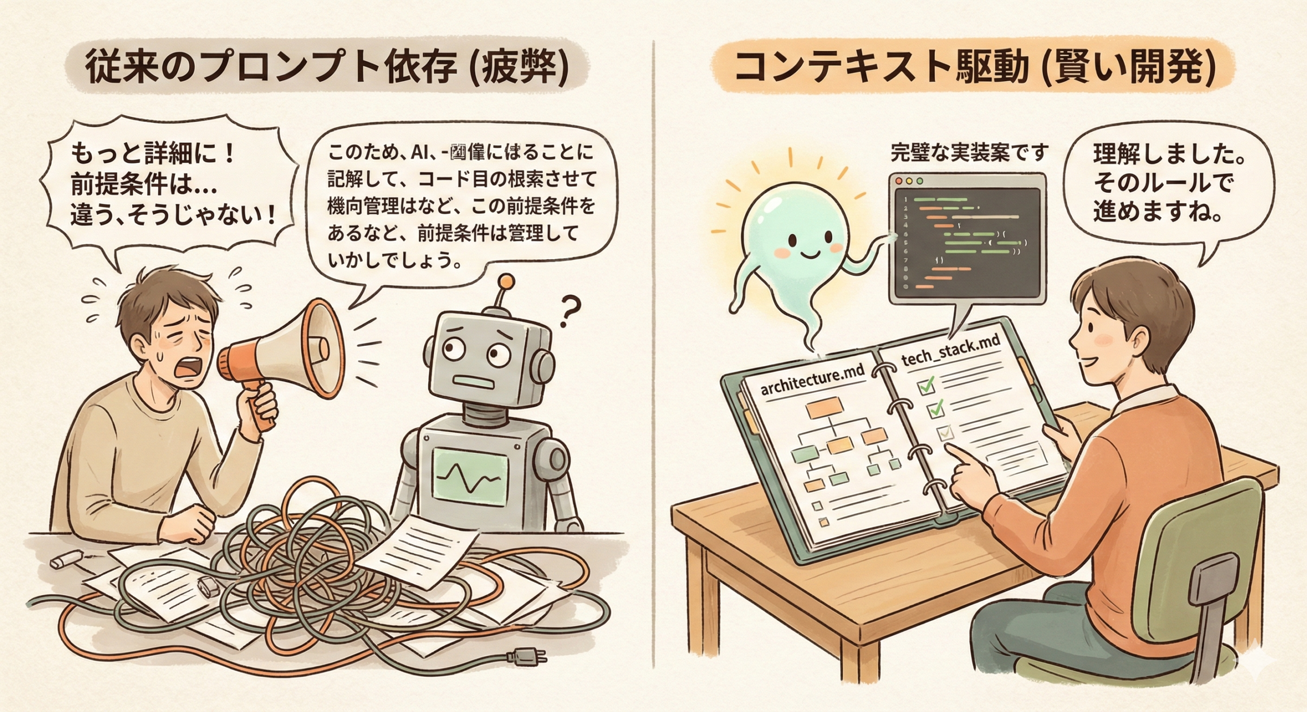 まだプロンプトで消耗してるの？ Cursorが「神コード」を吐くかどうかは、あなたの「.mdファイル」の置き場所で9割決まる