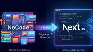 「ノーコード（NoCode）」の限界を超えて。僕らが今、あえてNext.jsによるフルスクラッチ回帰を選んだ3つの技術的理由【移行・選定ログ】